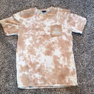 Tan Tie-Dye T Shirt